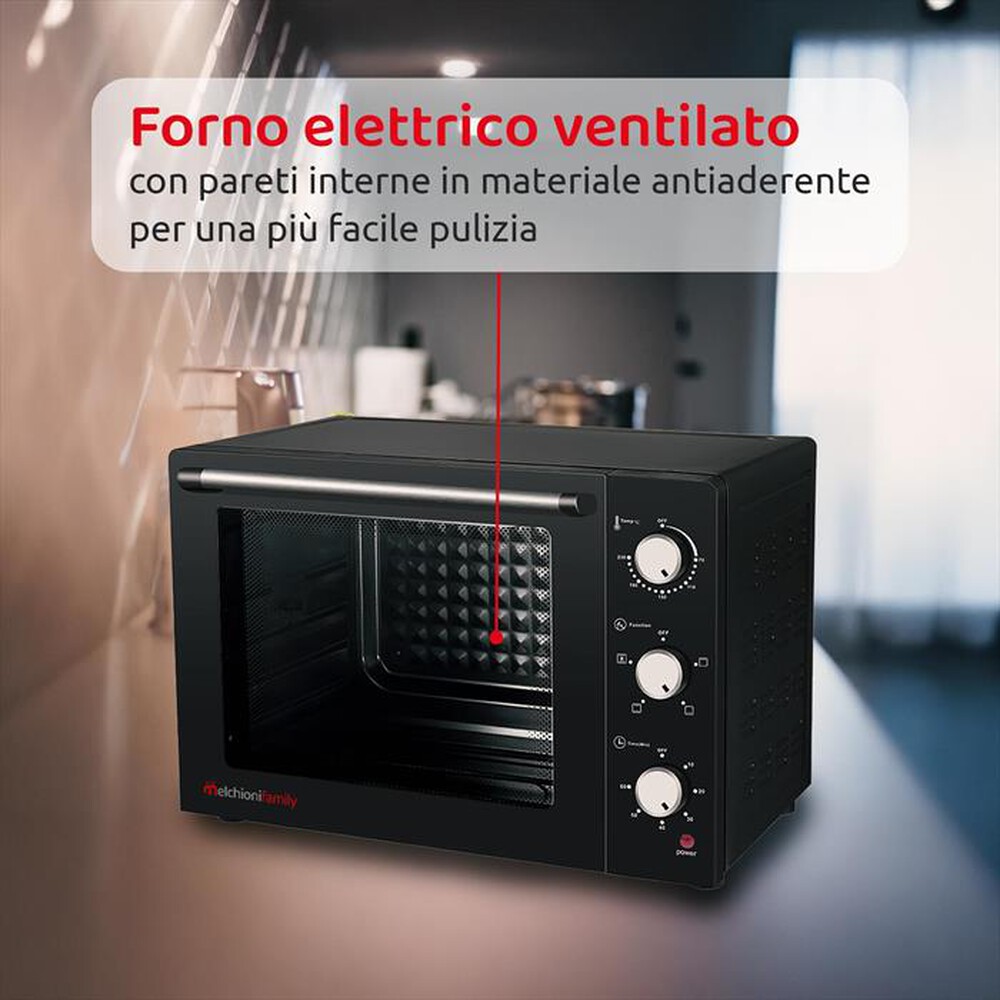 Immagine del prodotto MELCHIONI FAMILY - Fornetto elettrico ENJOY 63-NERO