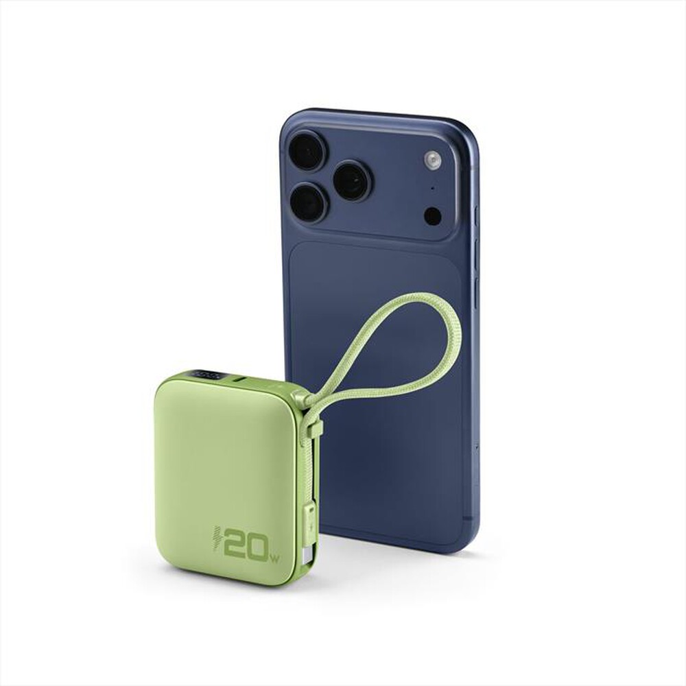 Immagine del prodotto CELLULARLINE - Power bank POCKET 10000 MAH 20W PORTA USB-C-Verde