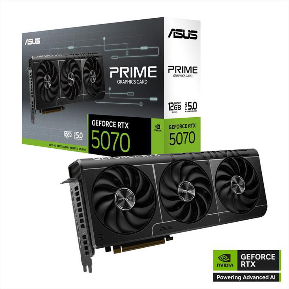 "ASUS - PRIME NVIDIA GeForce RTX 5070 12GB GDDR7-nero"