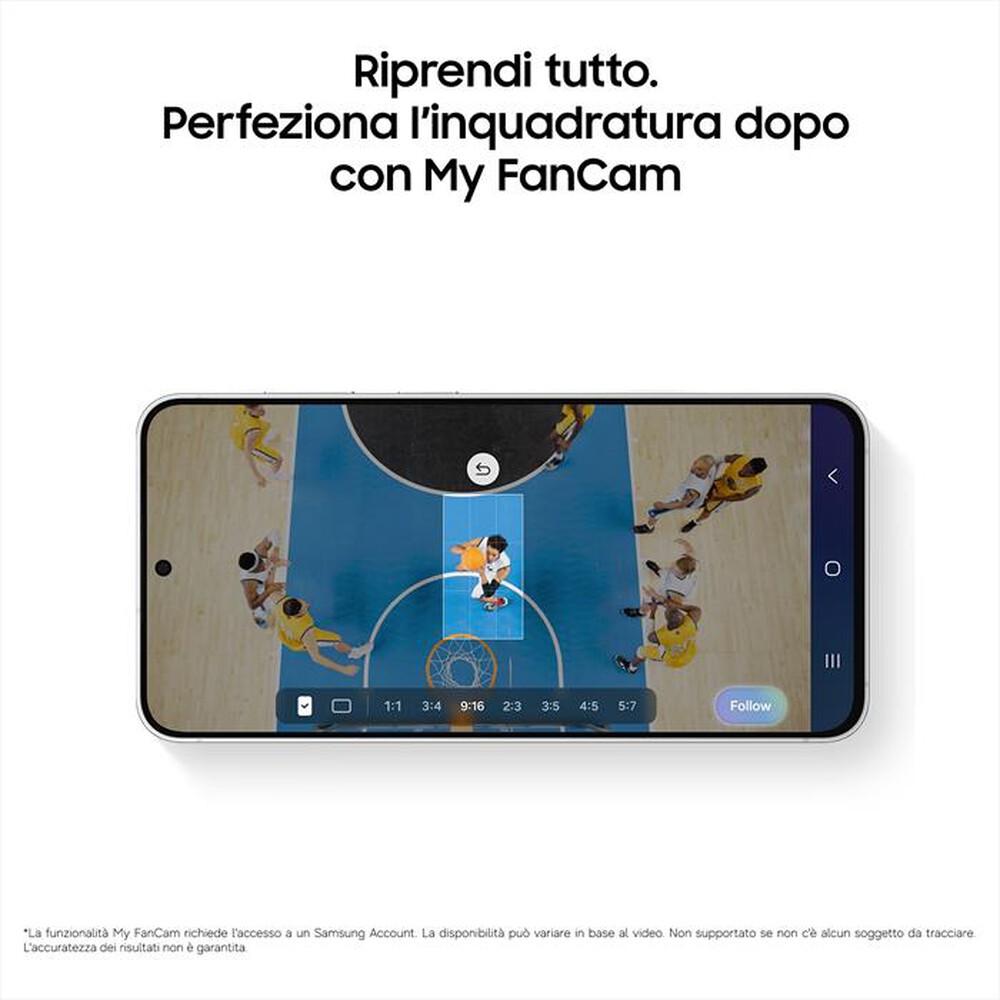 Immagine del prodotto SAMSUNG - Smartphone Galaxy S26 FE 8GB+256GB-Graphite