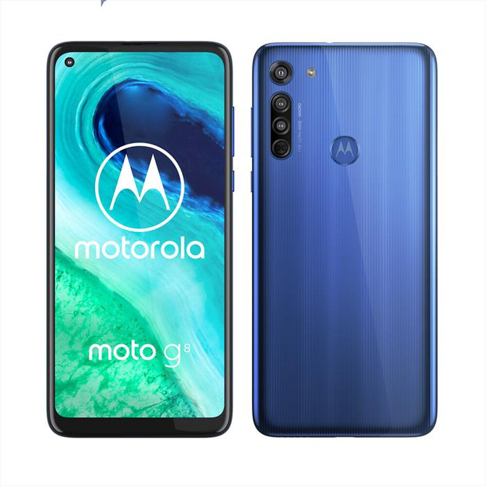 "MOTOROLA - G8-Neon Blue"