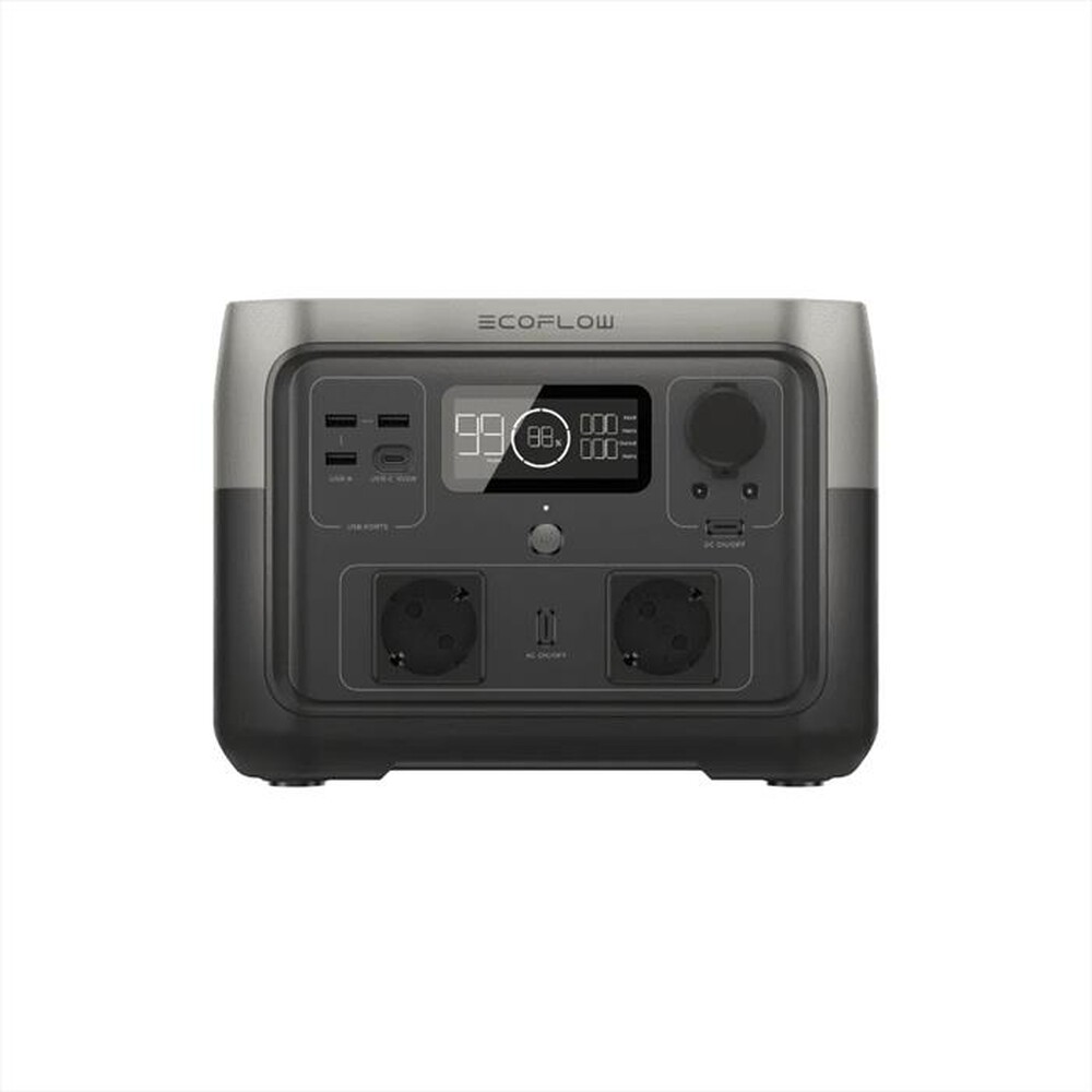 "ECOFLOW - RIVER 2 MAX POWER STATION PORTATILE-nero"