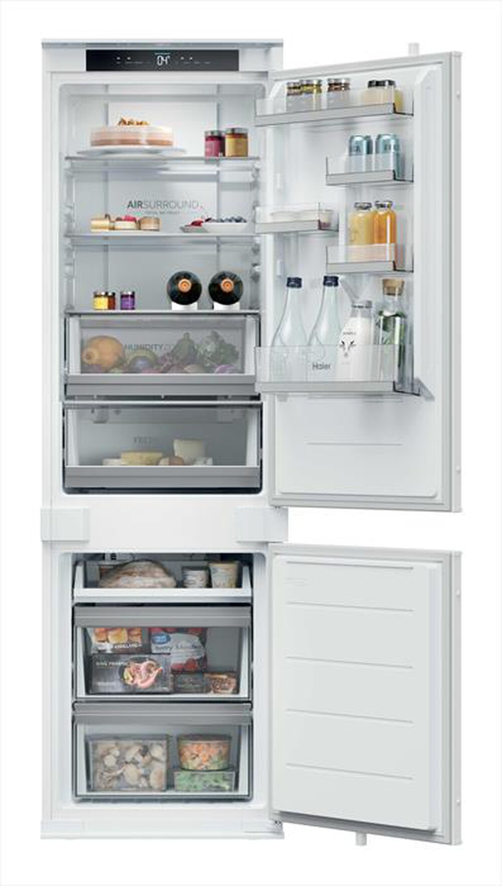 HAIER - Frigorifero 2 porte HBQW5518D Classe D 251lt-Bianco