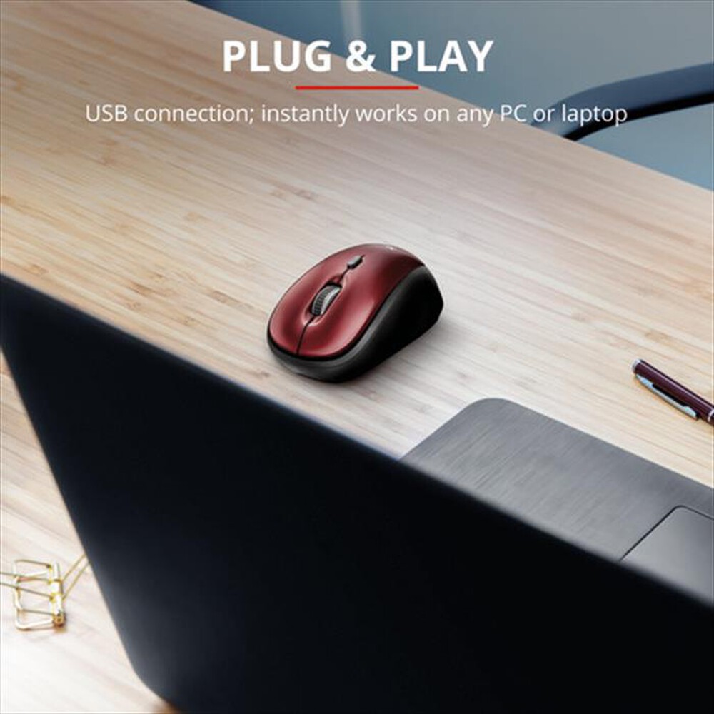 Immagine del prodotto TRUST - Mouse Wireless 19522-Red