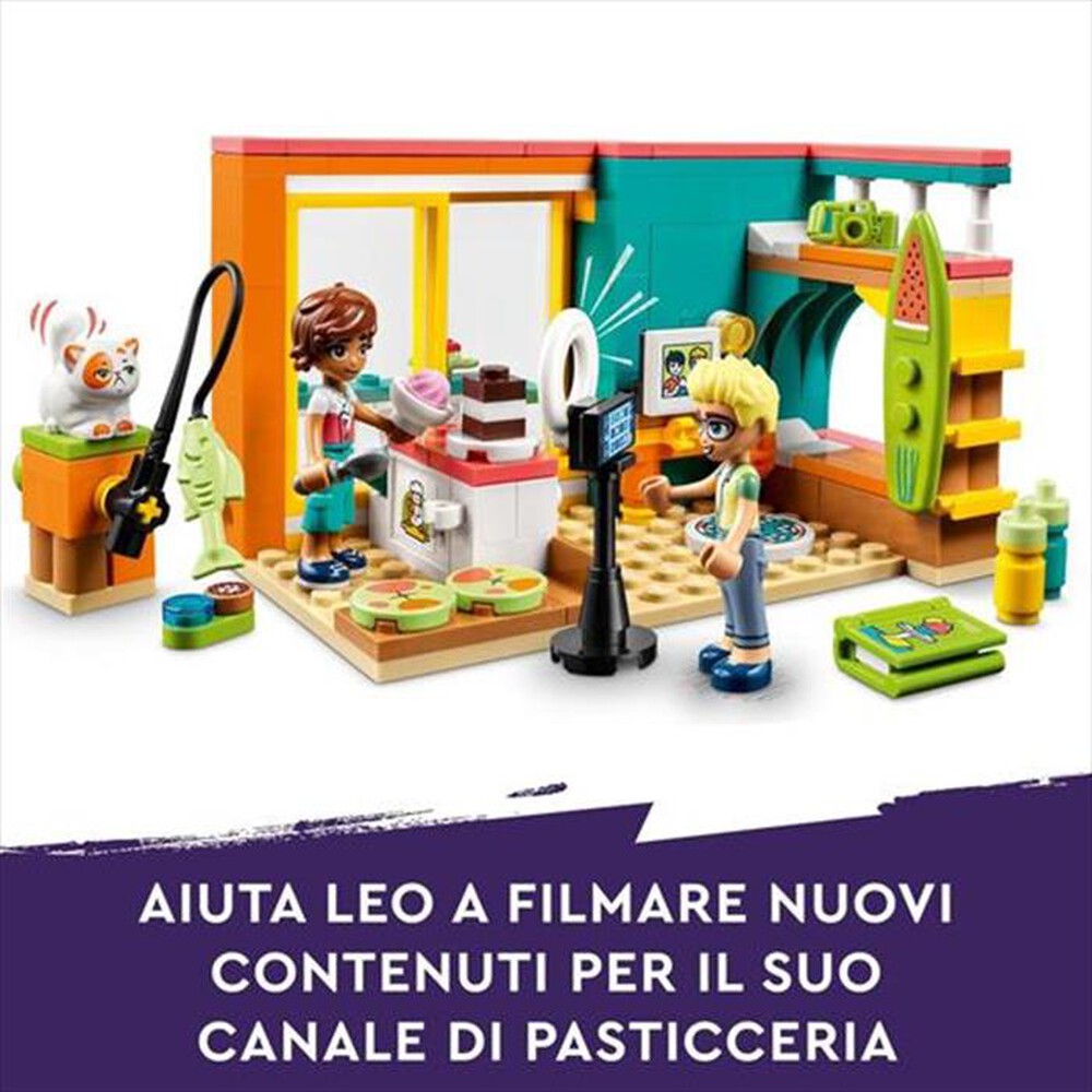 "LEGO - FRIENDS La cameretta di Leo - 41754-Multicolore"