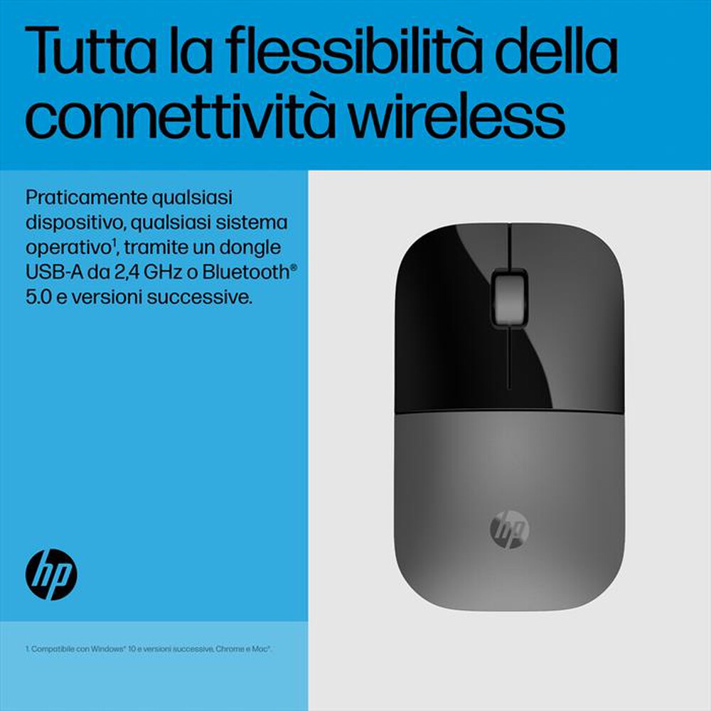 "HP - Z3700 DUAL MOUSE-Silver"