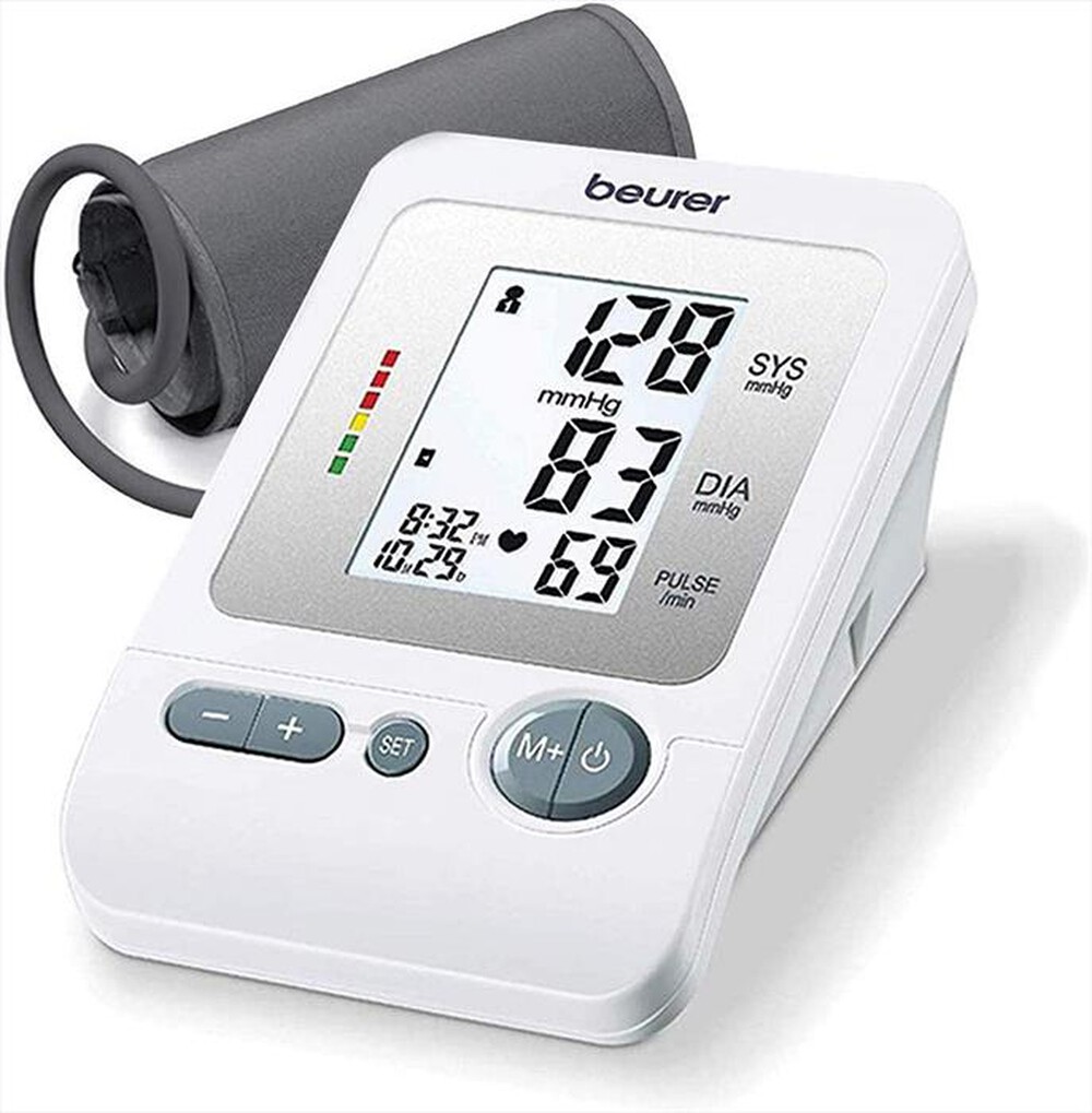 "BEURER - BM 26 Misura Pressione da braccio con display-Bianco"