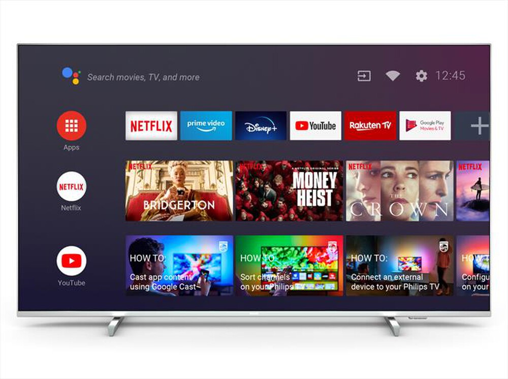 Immagine del prodotto PHILIPS - SMART TV AMBILIGHT ANDROID TV 4K 50" 50PUS7956/12-Silver