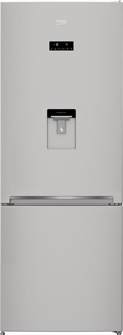 BEKO - Frigorifero combinato RCNE560E40DSN Classe E 560lt-Silver