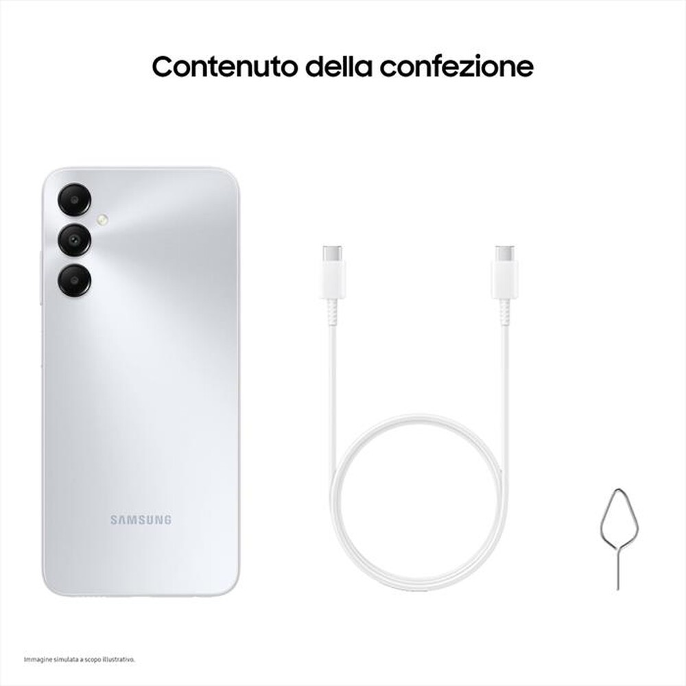 "SAMSUNG - GALAXY A05S 128 GB-Silver"