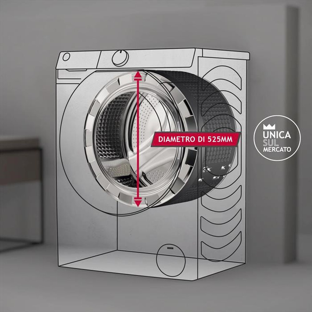 HOOVER Lavatrice H7W449AMBC 9 Kg Classe ABianco Euronics