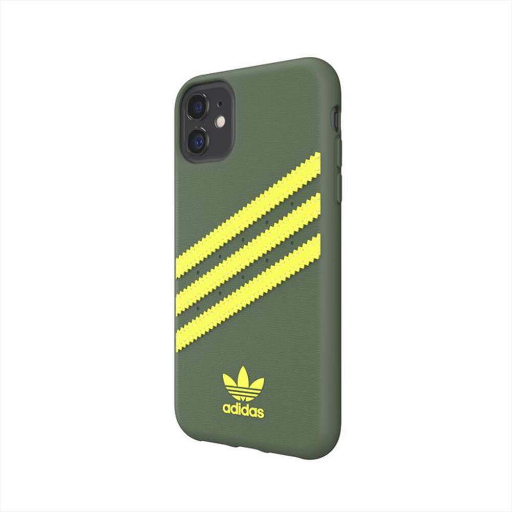 "CELLY - EX7915 ADIDAS SAMBA COVER IPHONE 12 MINI-Verde/Giallo"