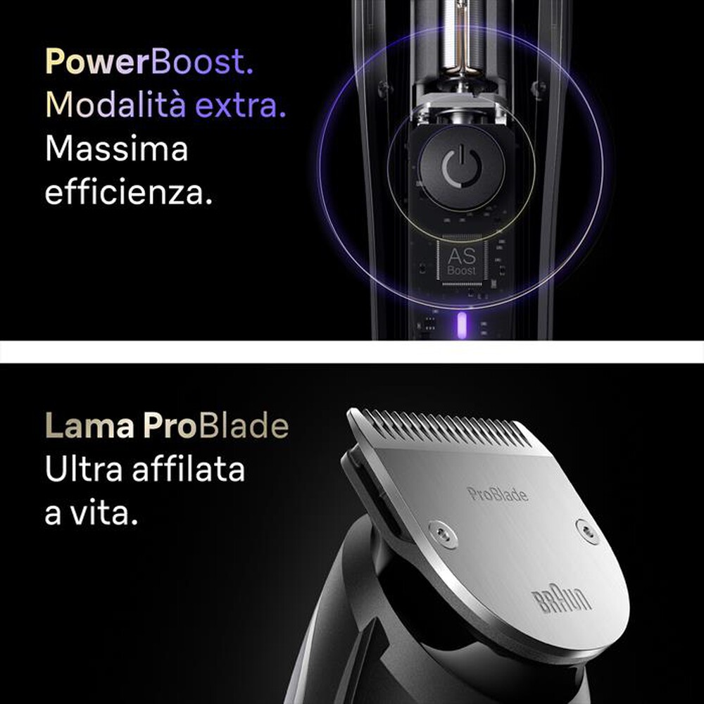 "BRAUN - Regolabarba BT 9520-CROMO"