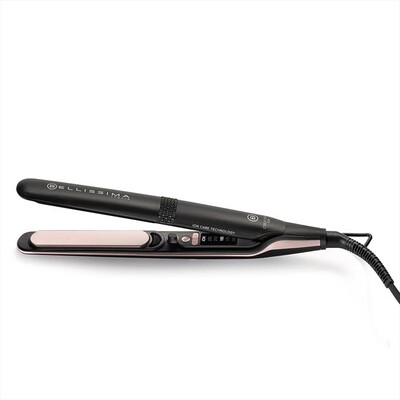 BELLISSIMA IMETEC - PIASTRA PER CAPELLI CREATIVITY ION-Nero, Rosa