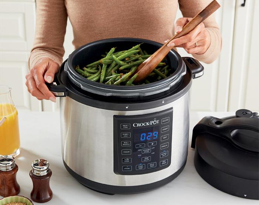 "Crock Pot - EXPRESS COOKER 5.6 LT-Argento"