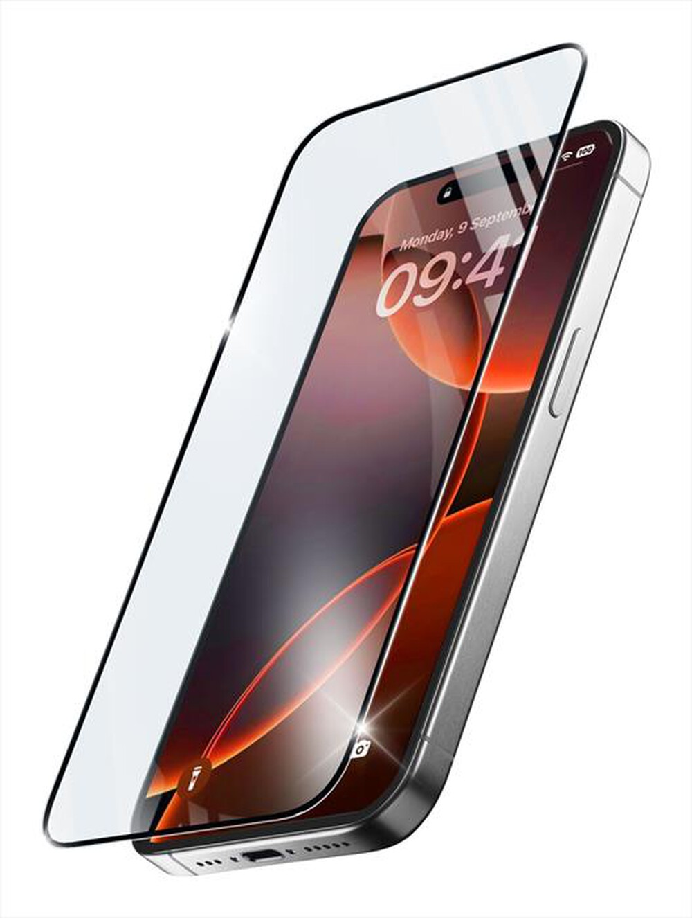 Immagine del prodotto CELLULARLINE - FORTIFIED XTREME GLASS - IPHONE 16 PRO-Transparent