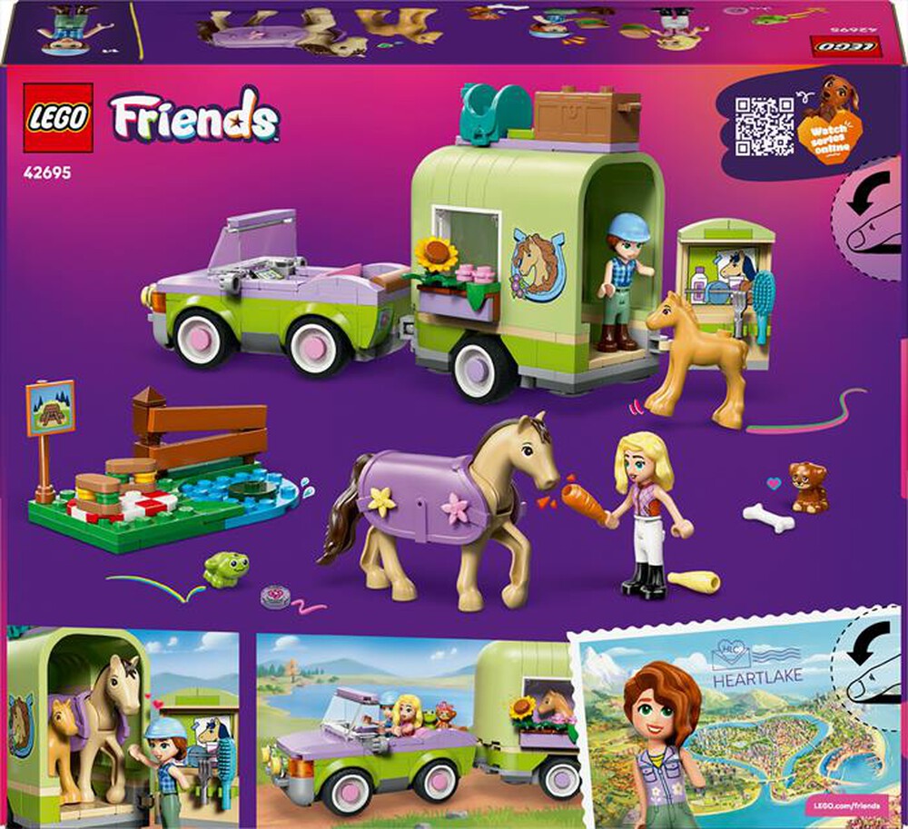 Immagine del prodotto LEGO - FRIENDS Rimorchio per cavallo e puledro - 42695