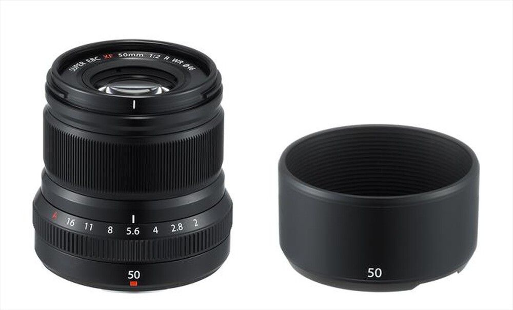 "FUJI - XF50MMF2 R WR BLACK-nero"