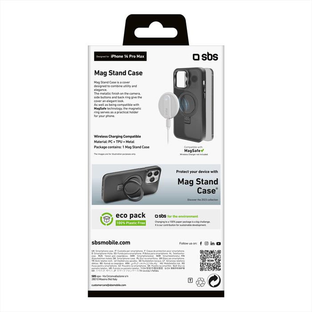 Immagine del prodotto SBS - Cover MagSafe TEMAGCOVSTIP1467PK iPhone 14 Pro Max-Nero