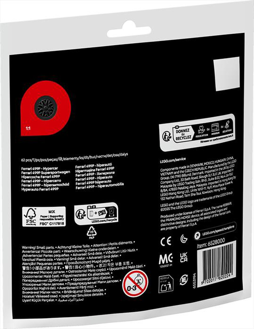 Immagine del prodotto LEGO - RECRUITMENT BAGS Ferrari 499P - Hypercar 30709