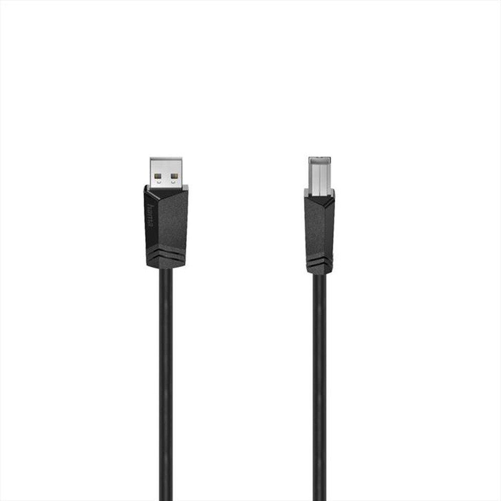 HAMA - CAVO USB-NERO/SILVER