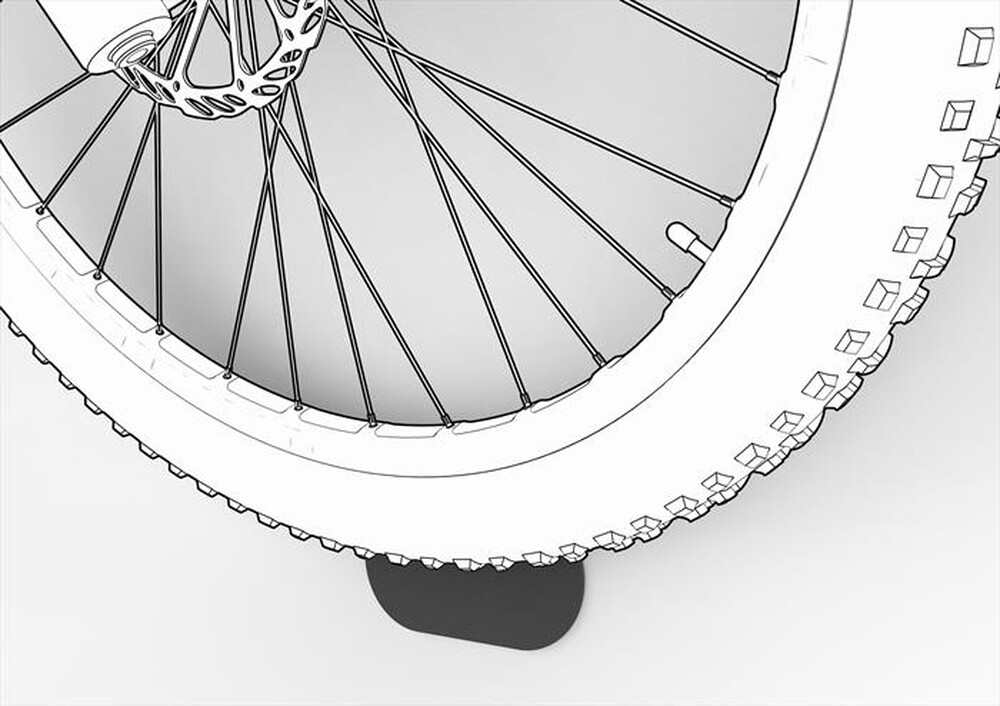 "MELICONI - OMINO GANCIO PEDALE BICI-Acciaio di colore nero con pro"