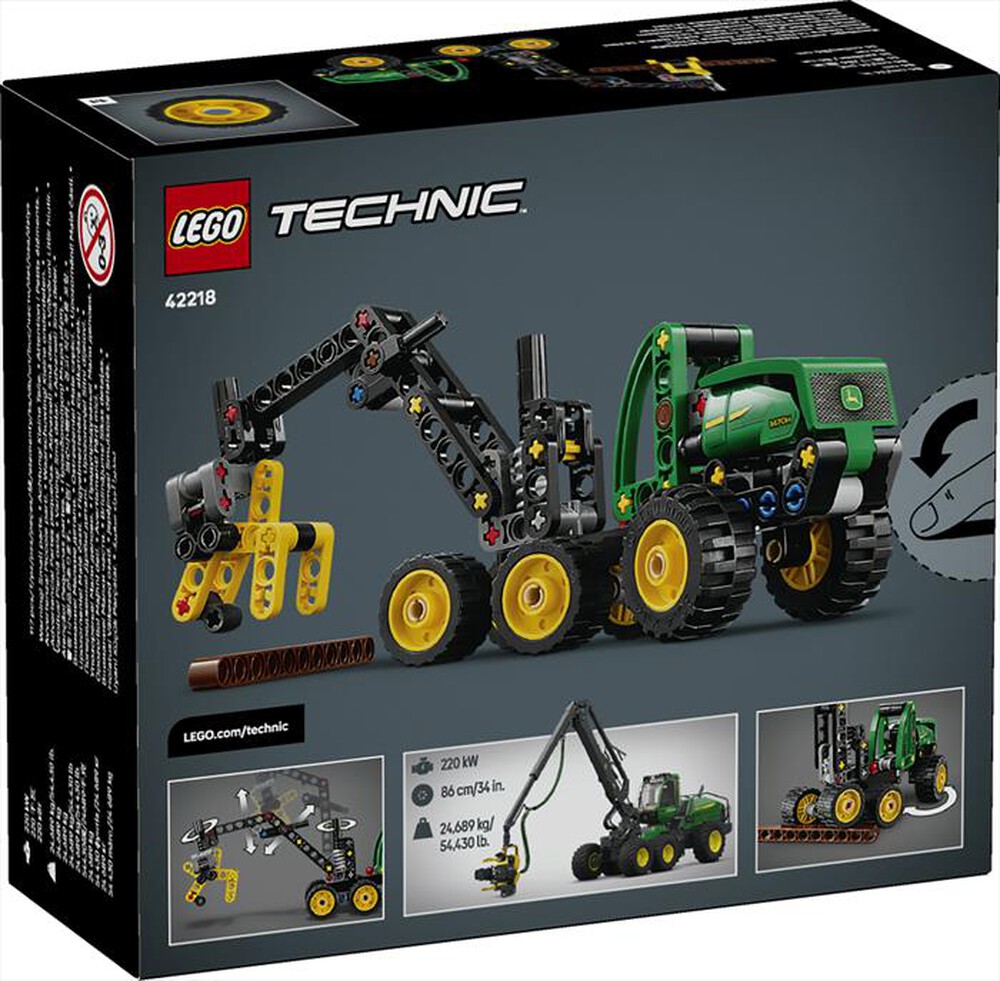 Immagine del prodotto LEGO - TECHNIC Mietitrebbia gommato John Deere - 42218-Multicolore