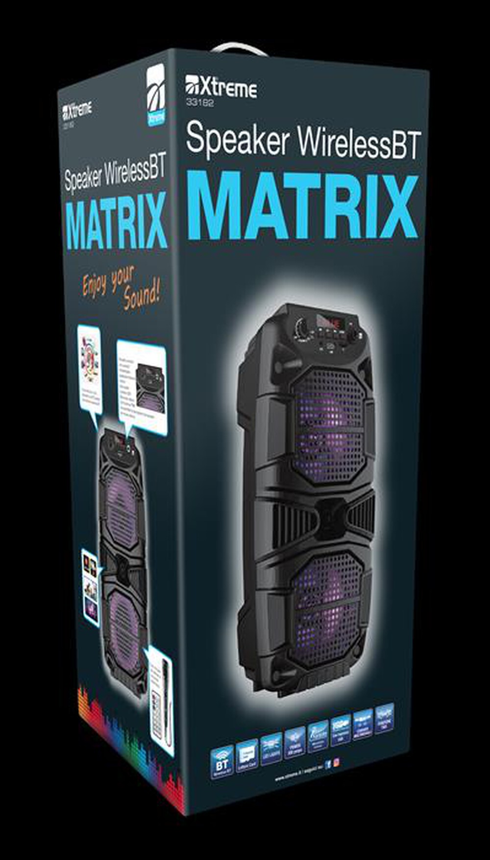 "XTREME - MONITOR SPEAKER MATRIX-NERO"