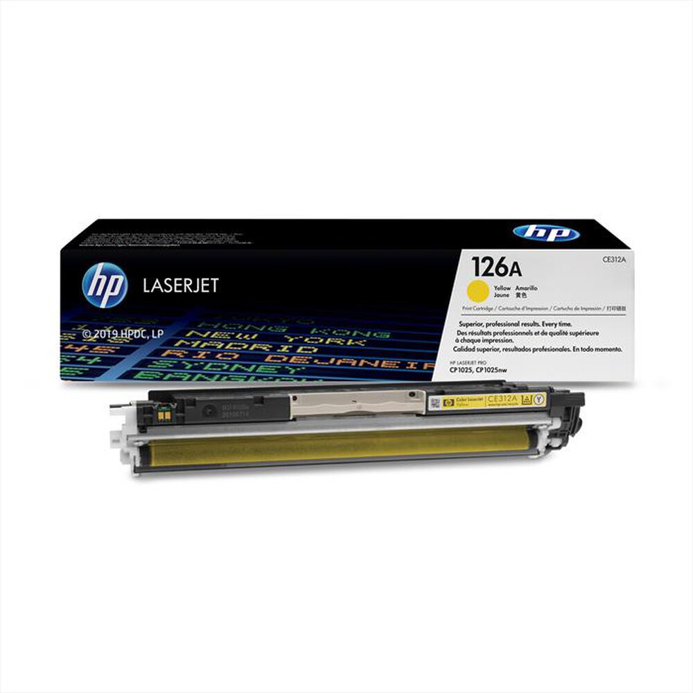 "HP - Cartuccia di stampa HP 126A LaserJet, giallo-Giallo"