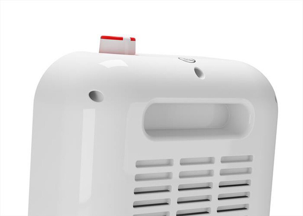 Immagine del prodotto OLIMPIA SPLENDID - Stufa elettrica QUARZIA SLIM R-Bianco e rosso corallo