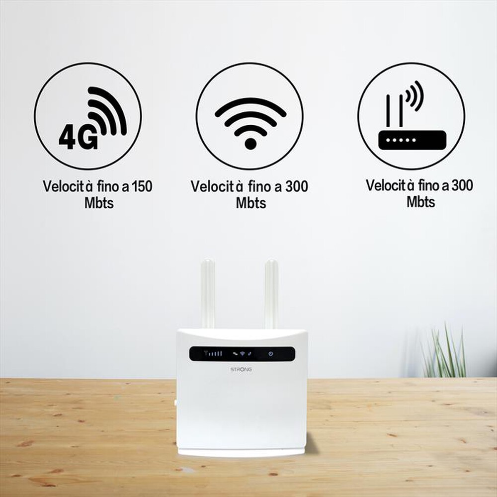 "STRONG - Router 4GROUTER300V2-bianco"