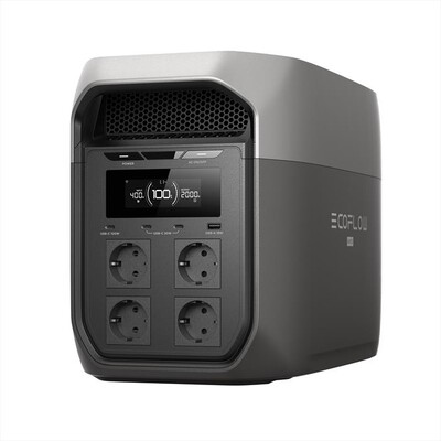 ECOFLOW - DELTA 3 MAX POWER STATION PORTATILE-Nero