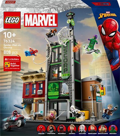 LEGO - SUPER HEROES MARVEL Spider-Man contro Oscorp 76324