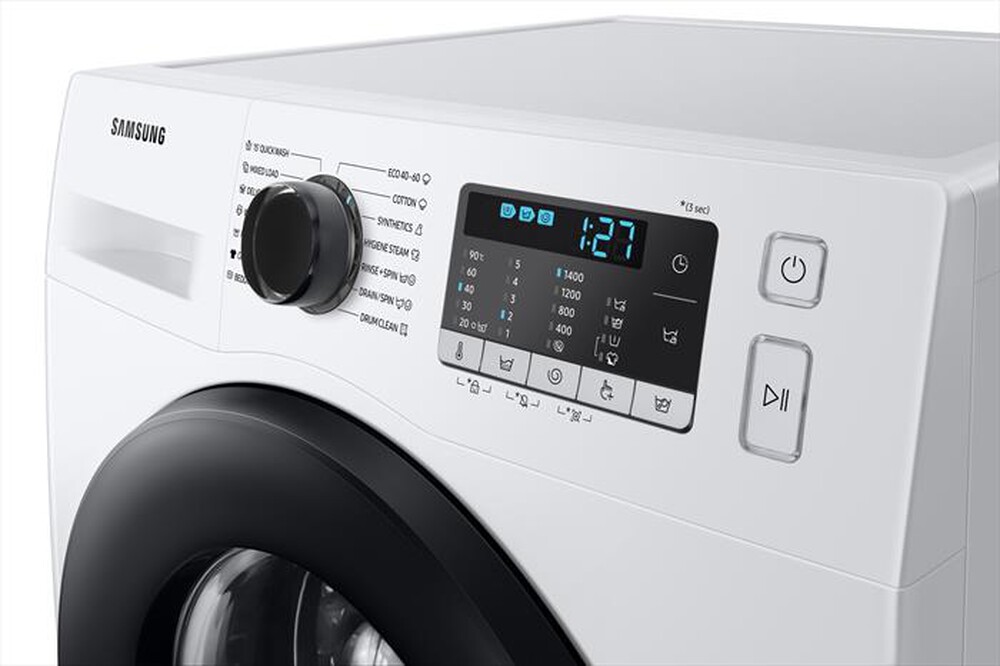 "SAMSUNG - Lavatrice WW80TA046AT/ET 8 Kg Classe B-Bianco oblò Crystal Black"