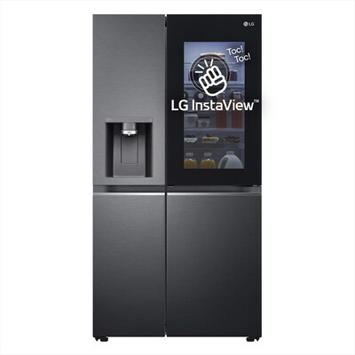 LG - Frigorifero side by side GSXV91MCAE Classe E-Nero