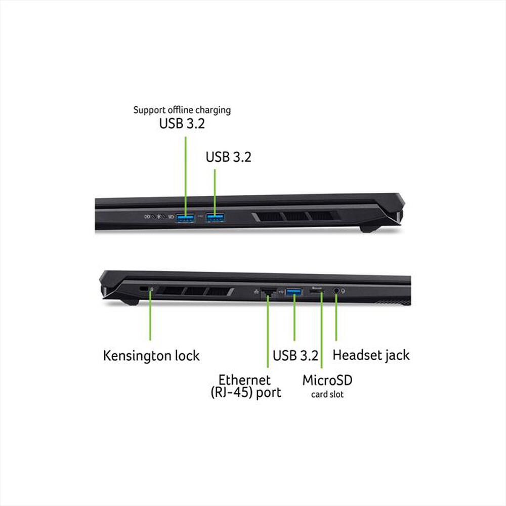 Immagine del prodotto ACER - Notebook gaming NITRO V 17 AI ANV17-41-R6FD 17.3"-Nero