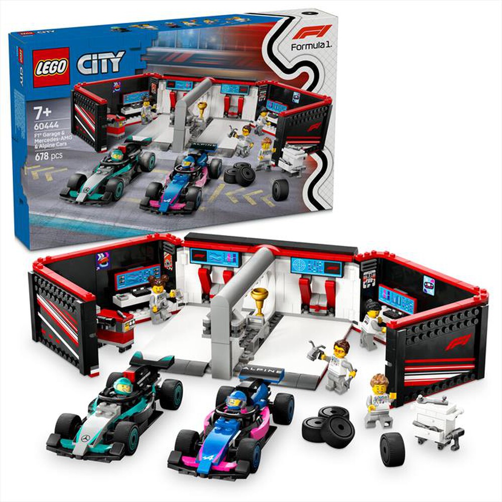 Immagine del prodotto LEGO - CITY F1 Garage con Mercedes-AMG e Alpine F1® 60444