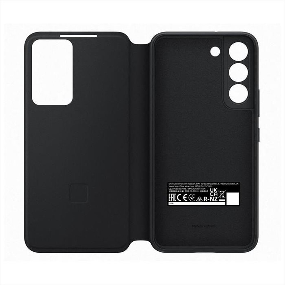 "SAMSUNG - Cover Smart Clear per Galaxy S22-Black"
