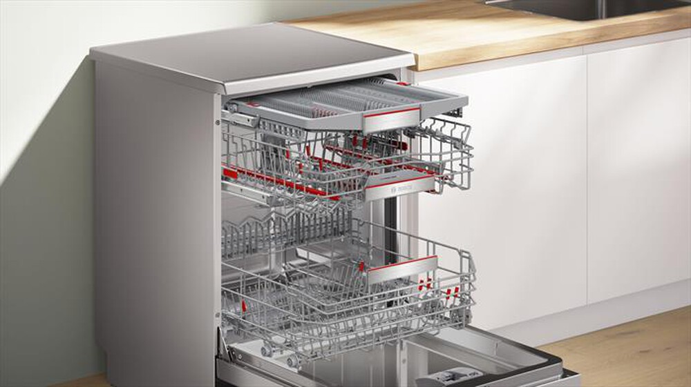 "BOSCH - Lavastoviglie SMS8ECI02E Classe A 14 coperti-Acciaio anti-impronta"
