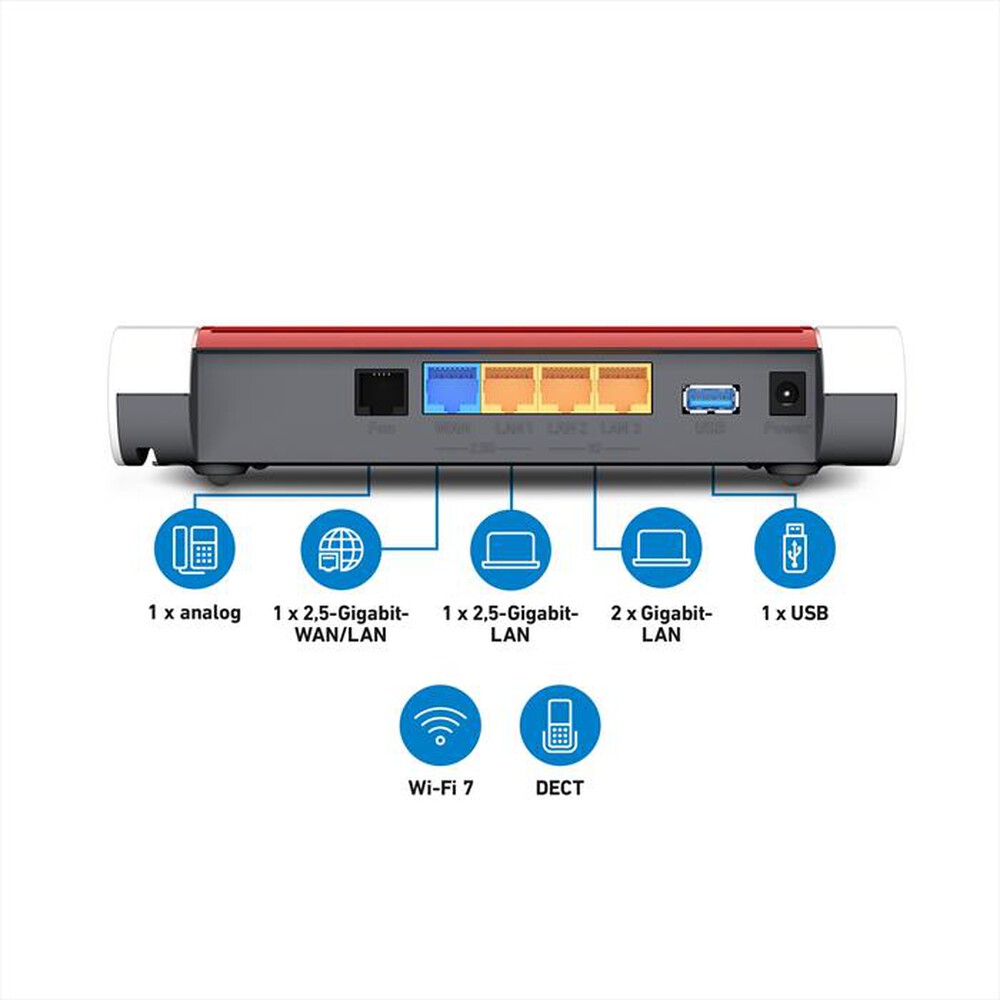 Immagine del prodotto FRITZ! - Router BOX 4630-Bianco/Rosso