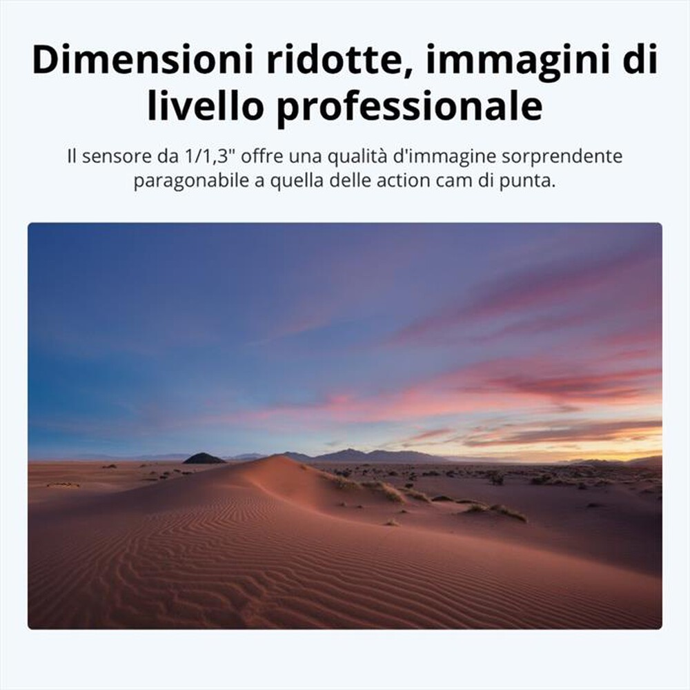 Immagine del prodotto DJI - Action cam OSMO NANO STANDARD COMBO (64GB)-Nero