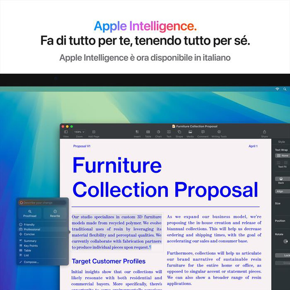 Immagine del prodotto APPLE - Mac Studio M3 Ultra 28 CPU 60 GPU 96GB 1TB-Silver