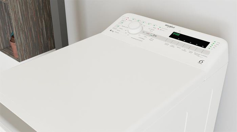 "WHIRLPOOL - Lavatrice carica dall'alto TDLR 6240S IT Classe C-Bianco"