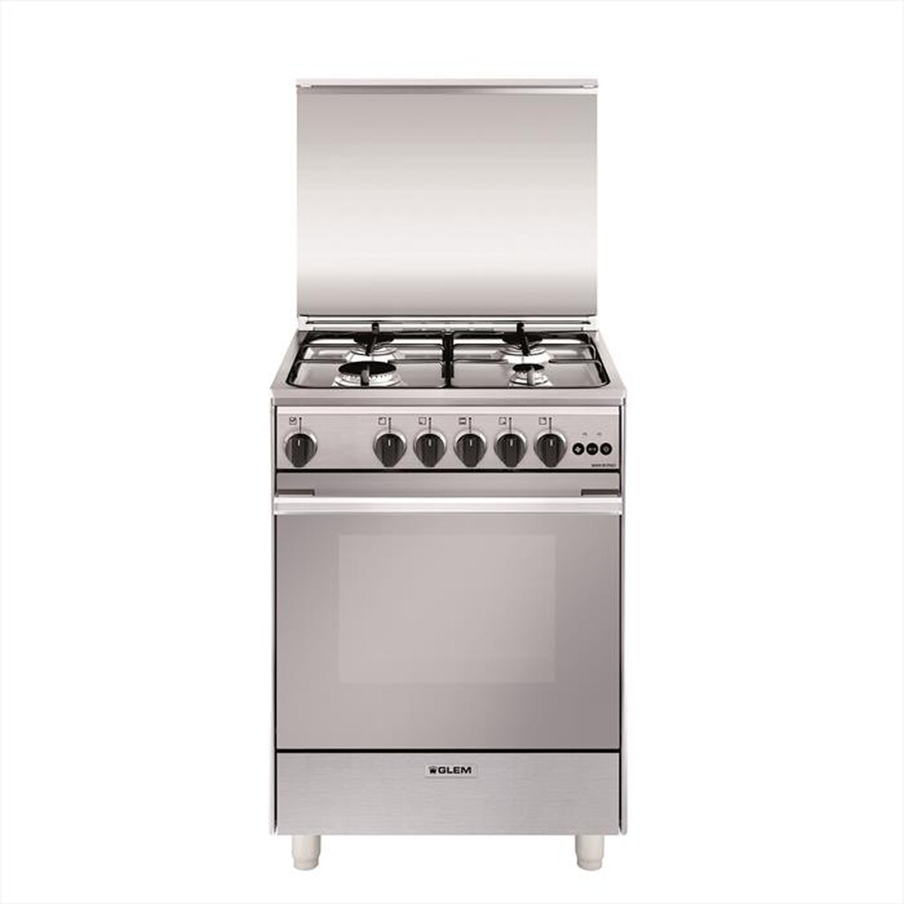 "GLEM GAS - Cucina a gas U654VI Classe A-INOX"