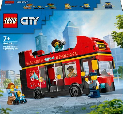 LEGO - CITY Autobus turistico rosso a due piani 60407