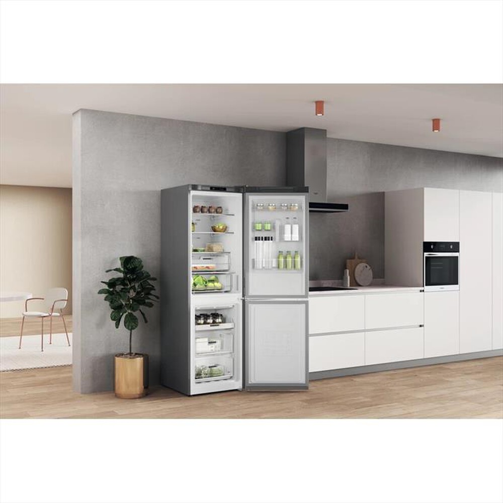 "WHIRLPOOL - Frigorifero combinato W7X 82I OX Classe E 335 lt-Stainless steel"