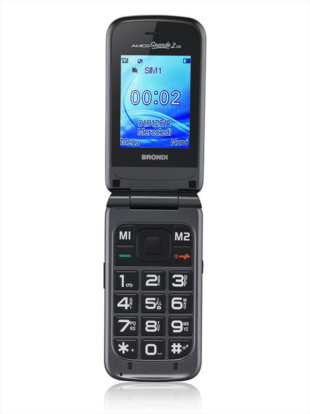 "BRONDI - AMICO GRANDE 2 LCD-Titanio"