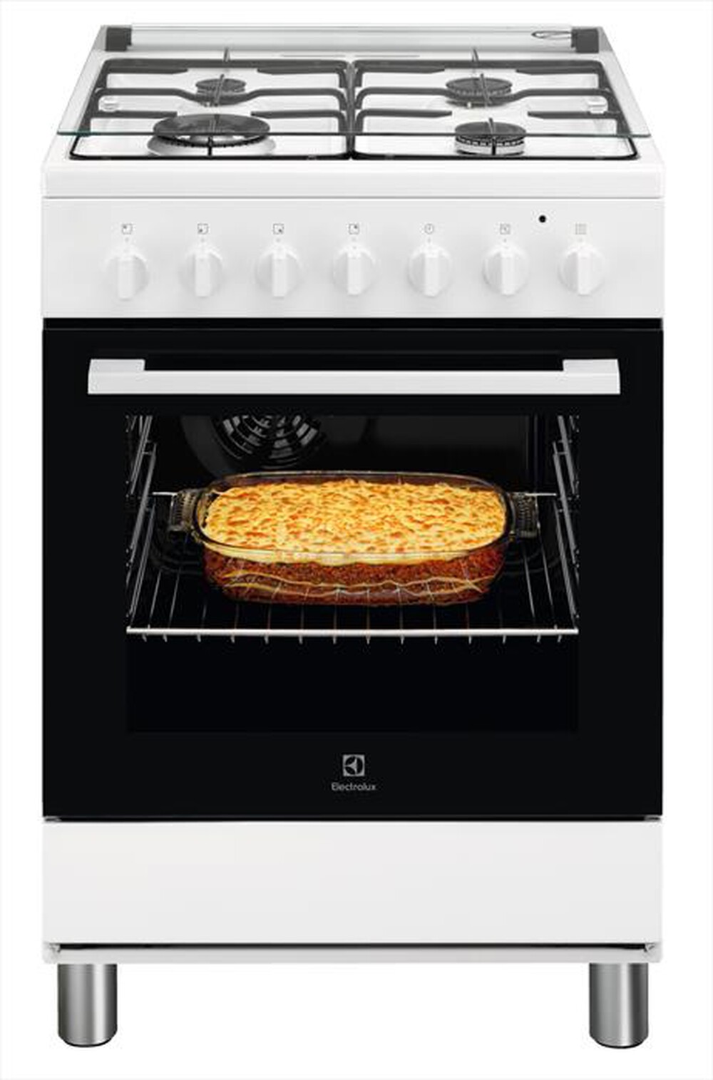 "ELECTROLUX - Cucina a gas LKK620000W Classe A-Bianco"