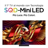 TCL - Smart TV SQD Mini LED 4K 65" 65C8L-Nero, 