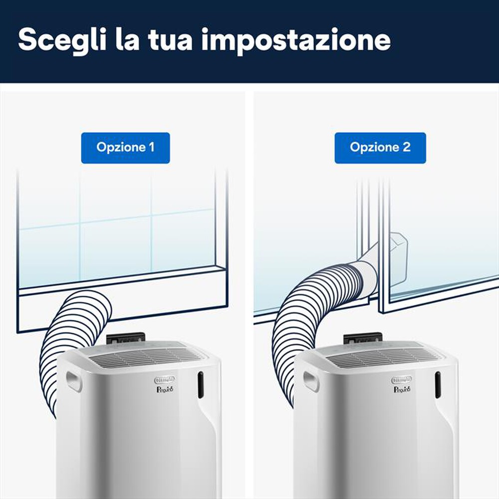 "DE LONGHI - PAC EM77 Condizionatore portatile-Bianco"